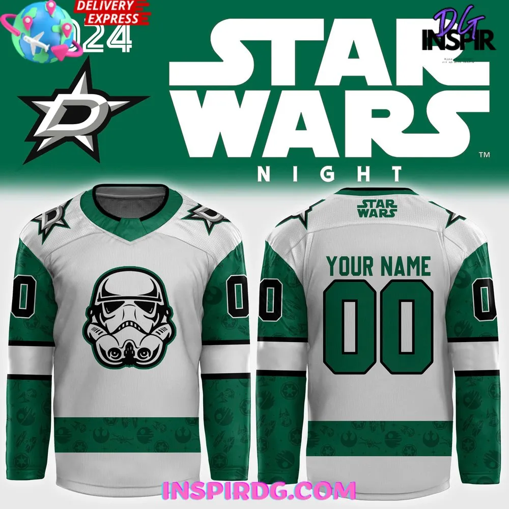 -Dallas Stars x Star Wars Night 2024 Hockey Jersey