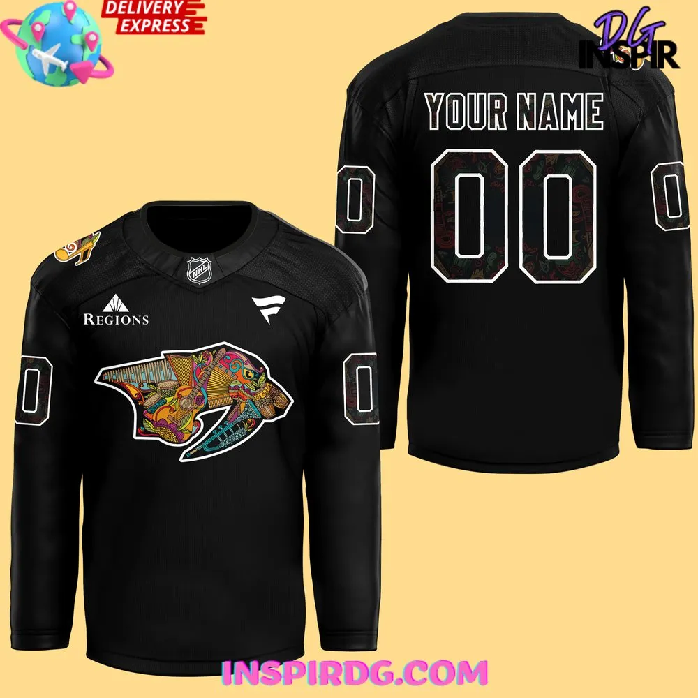 -Nashville Predators x Hispanic Music Heritage Night 2024 Hockey Jersey