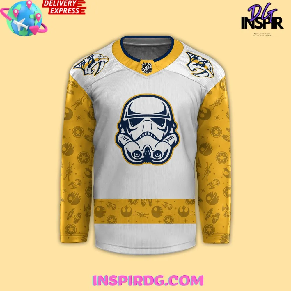 -Nashville Predators x Star Wars Night 2024 Hockey Jersey