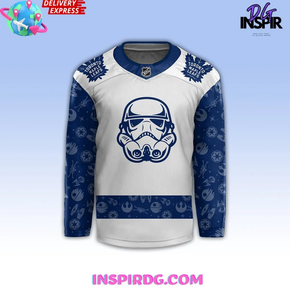 -Toronto Maple Leafs x Star Wars Night 2024 Hockey Jersey