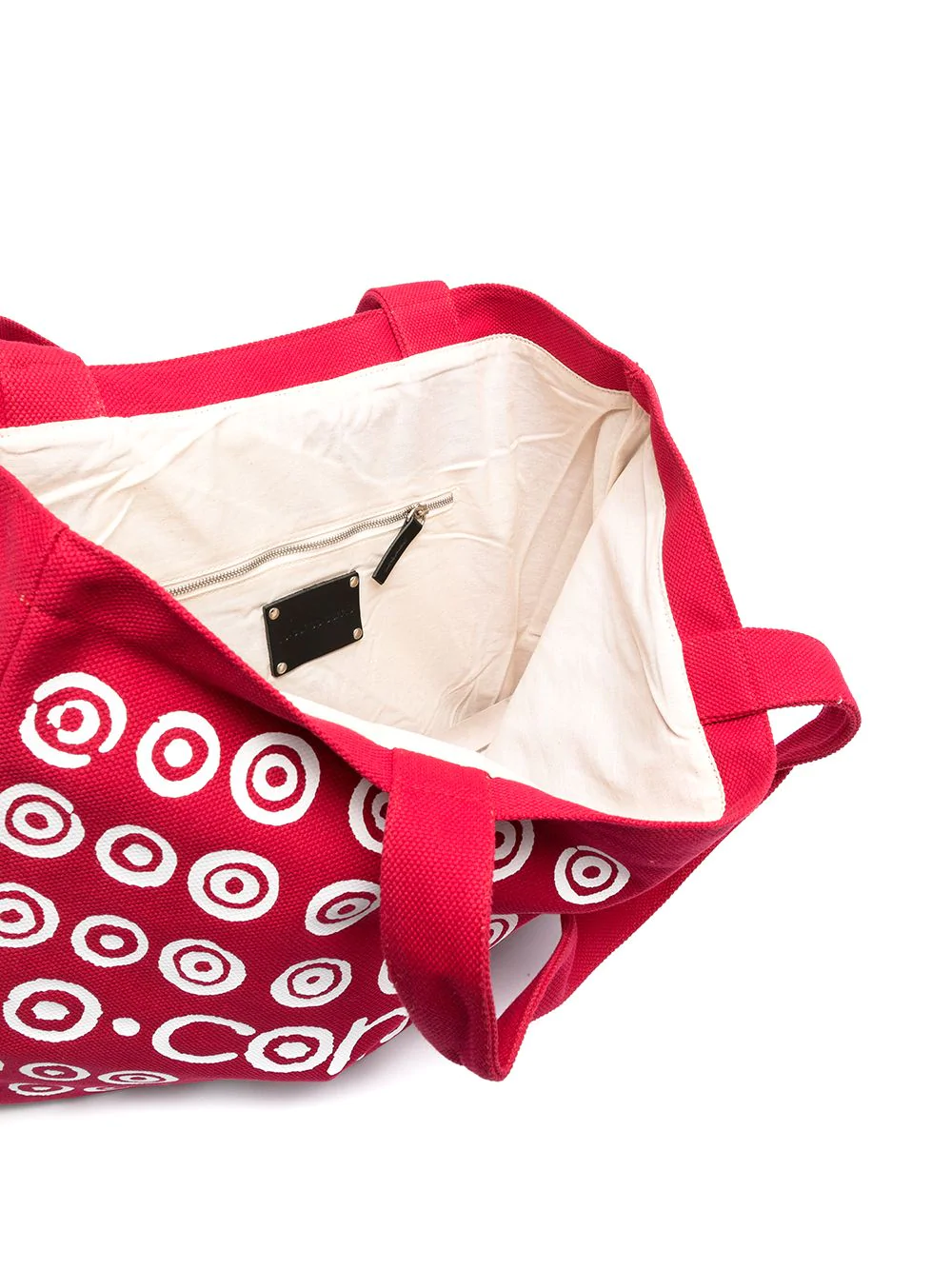 10 CORSO COMO spiral logo print tote bag - Red