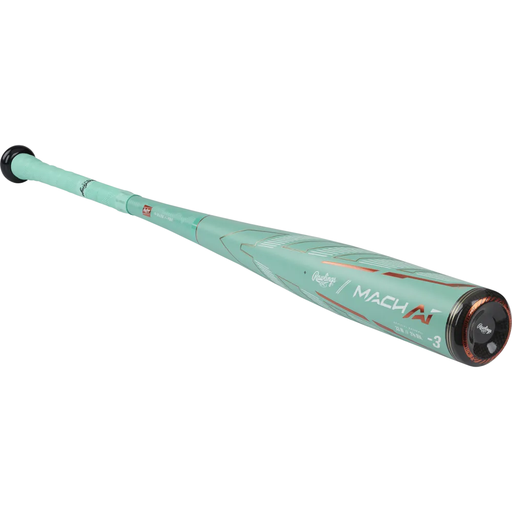 2024 Rawlings Mach AI (-3) BBCOR Baseball Bat: RBB4MC3