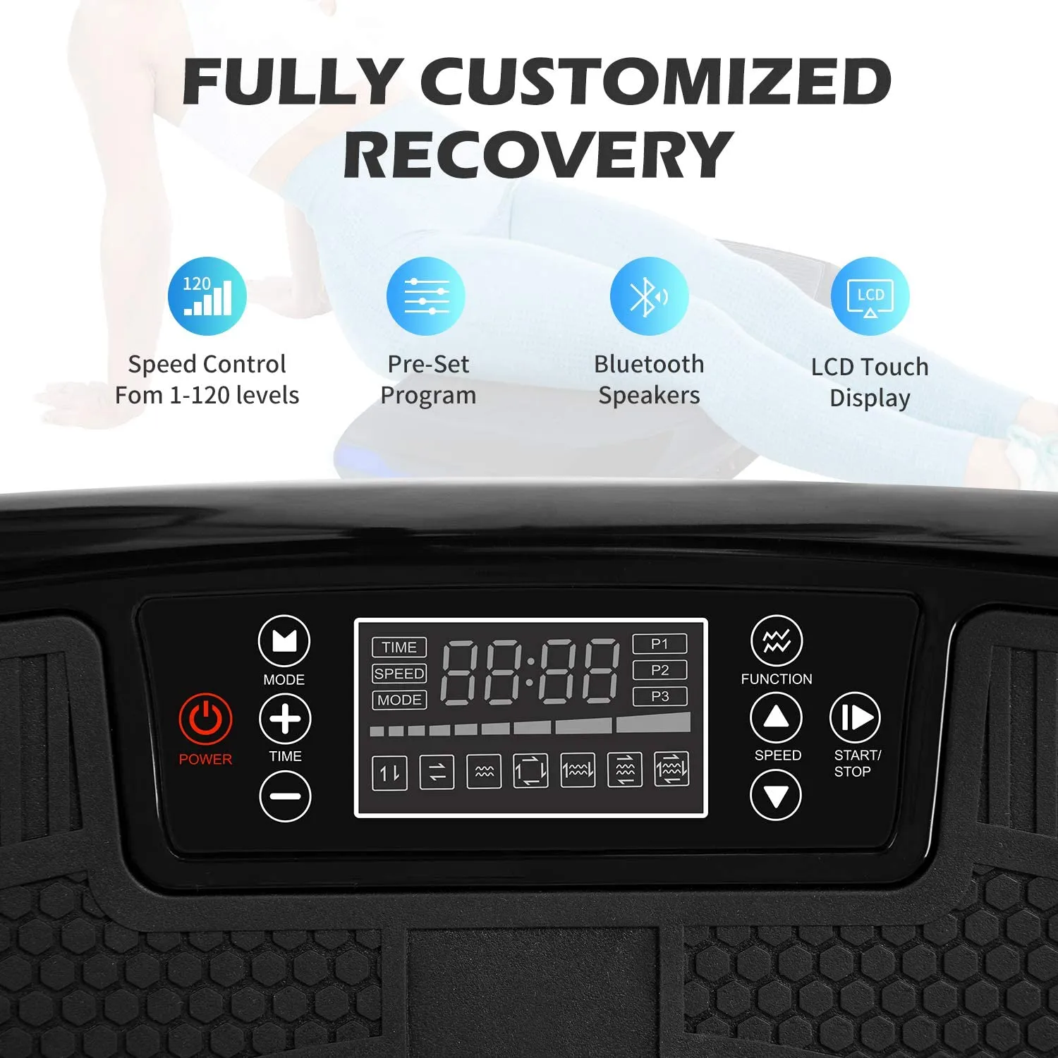 4D Vibration Plate Exercise Machine - Golf Fitness Workout