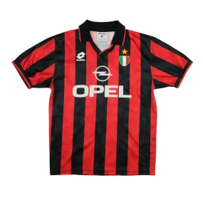 AC Milan 1995 Original Lotto Home Football Shirt Medium