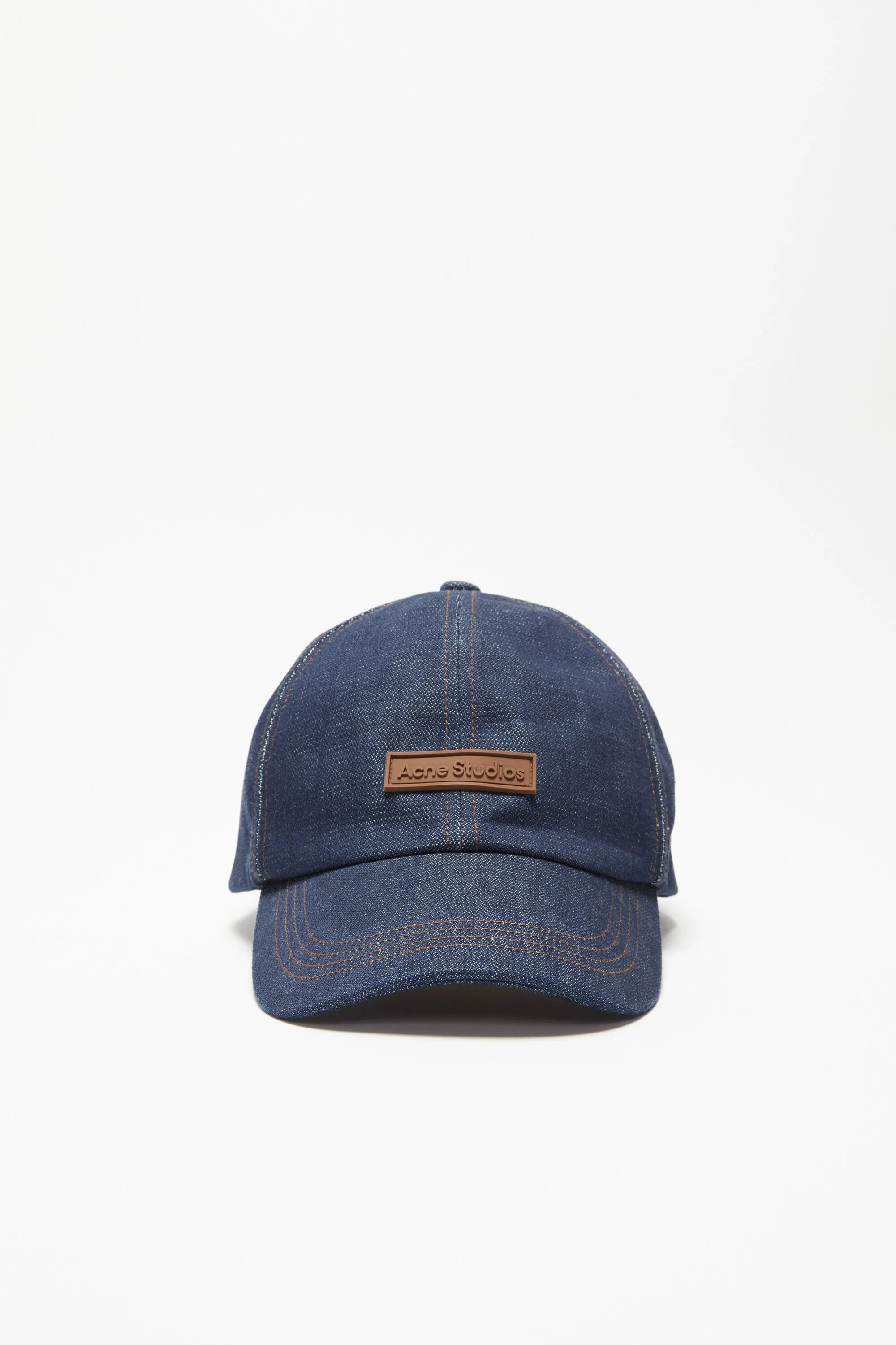 Acne Studios Denim Baseball Cap (Indigo Blue)