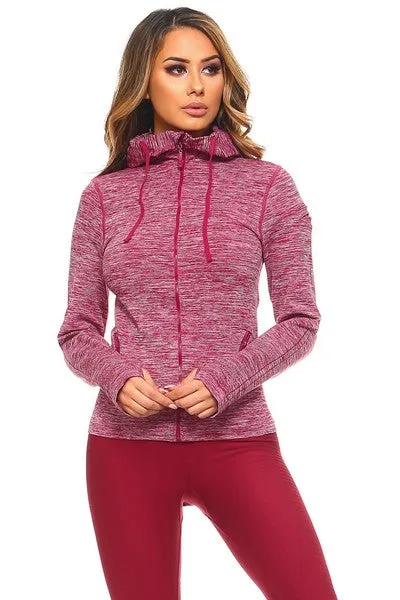 Active Space Dyed Performance Hoodie Jacket