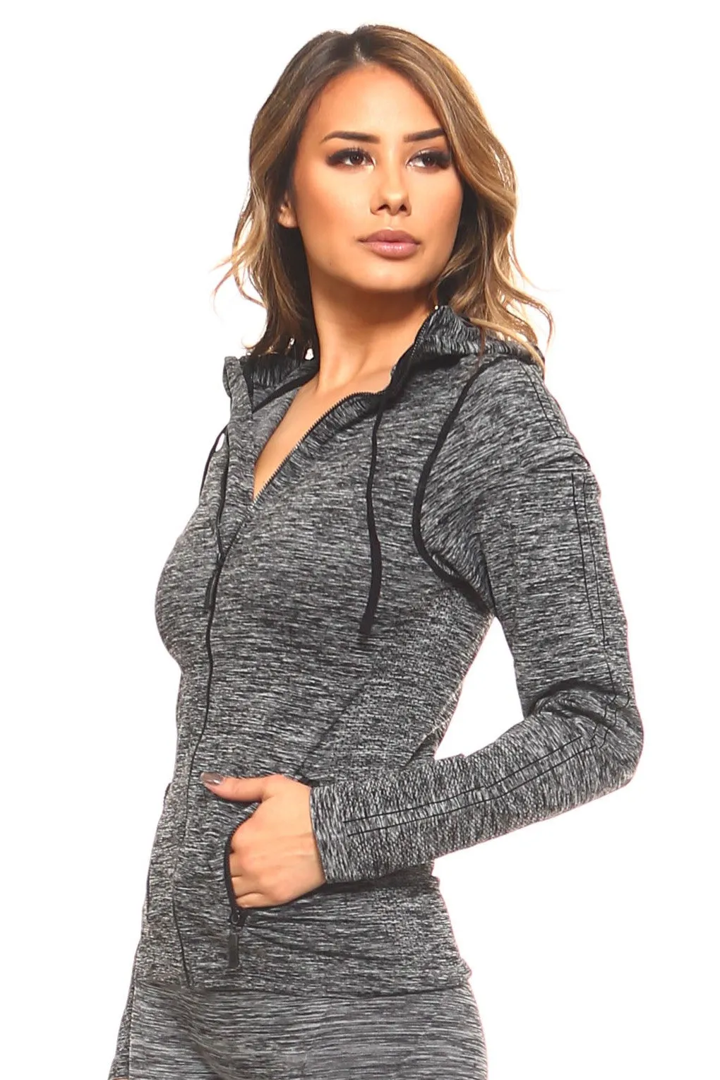 Active Space Dyed Performance Hoodie Jacket