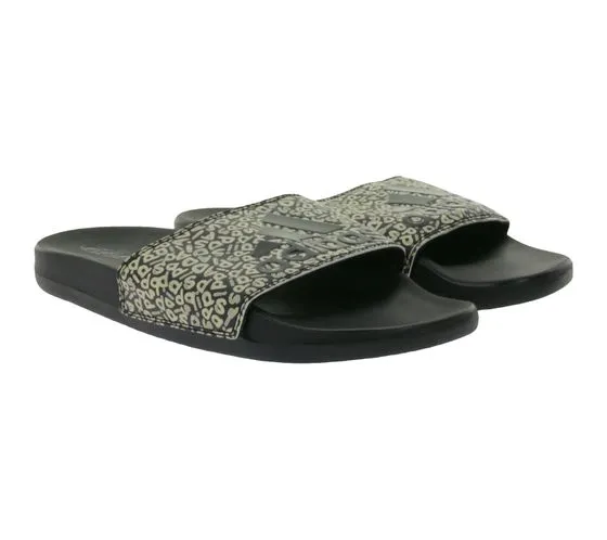 adidas Adilette Comfort Slides mules pour femmes sandales extra rembourrées GZ2914 noir/blanc