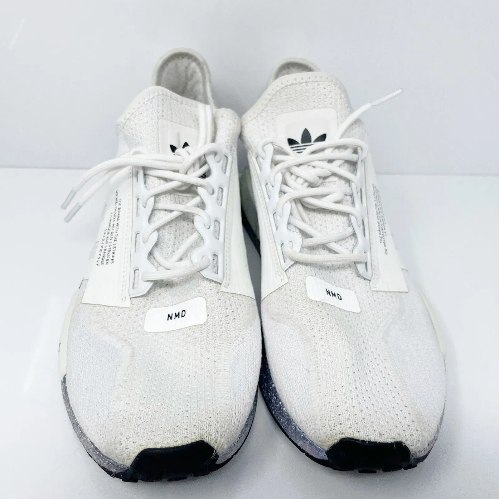 Adidas Mens NMD R1 V2 GX5163 White Running Shoes Sneakers Size 9.5