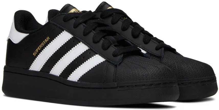 Adidas Originals Black Superstar XLG Sneakers