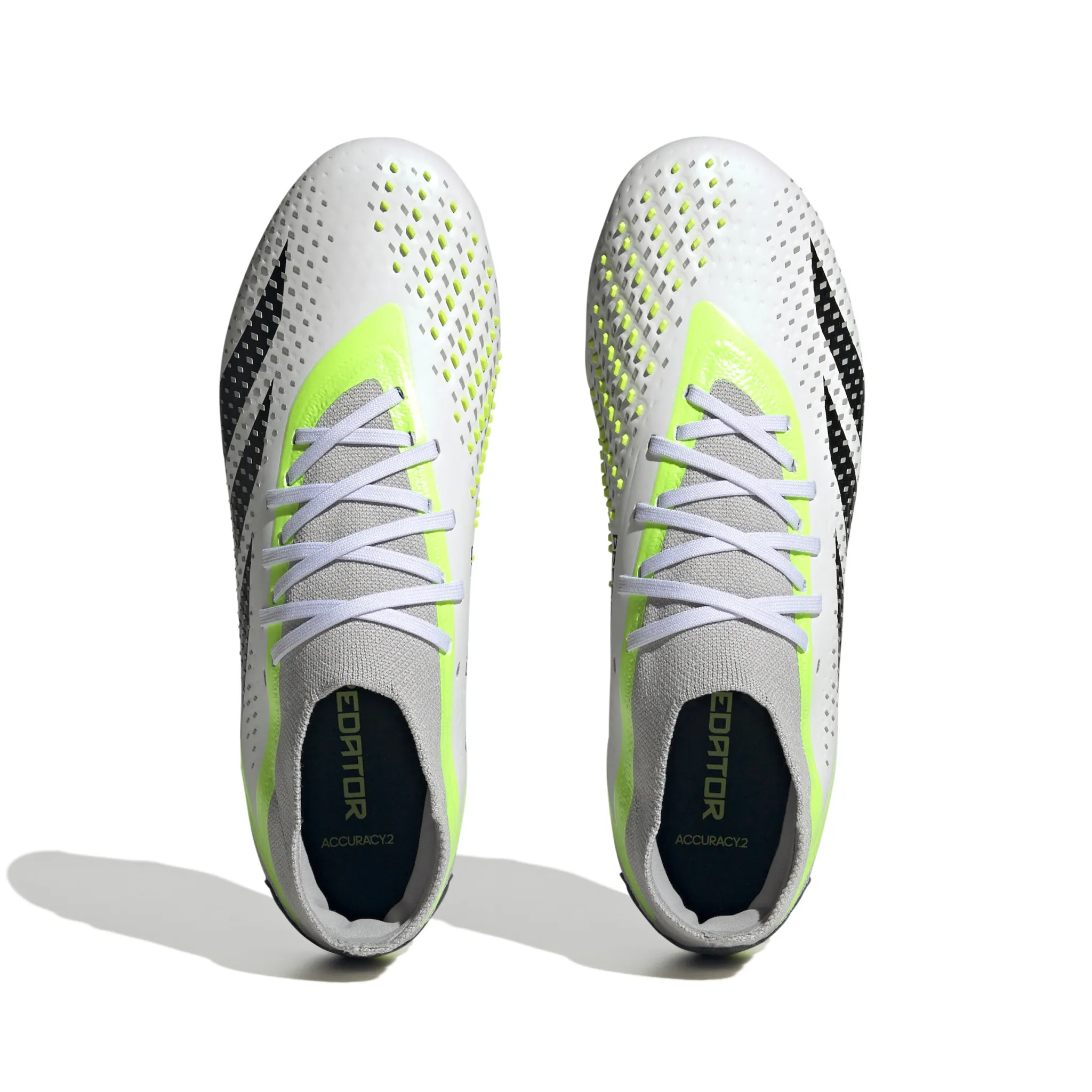 Adidas Predator Accuracy.2 FG (White/Lime)