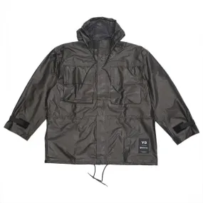 Adidas Y-3 Men Gore Tex Hooded Utility Jacket (gray / ash)