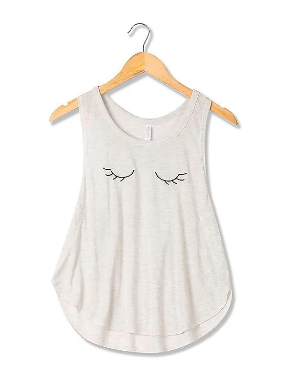 Aeropostale Heathered Swing Tank Top