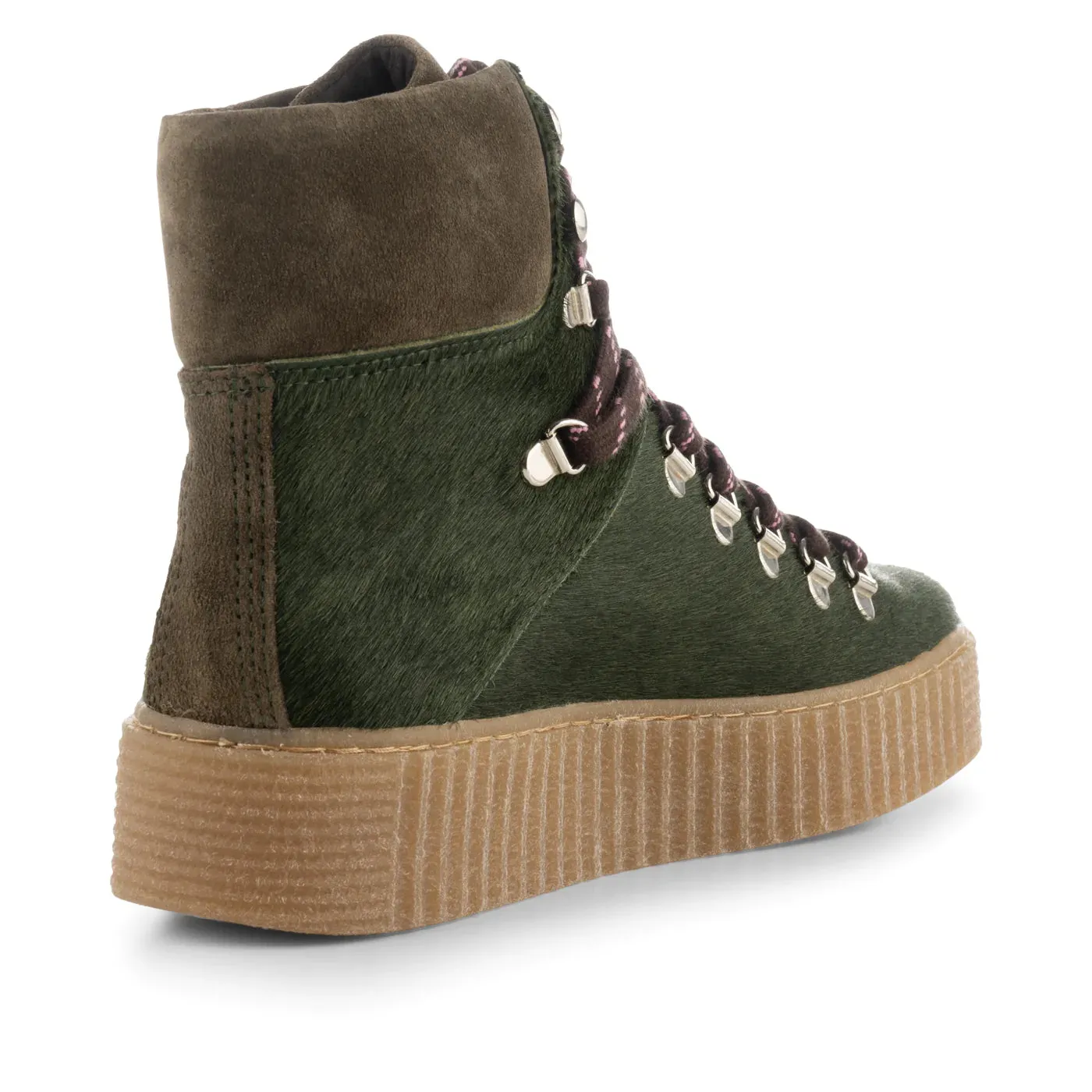 Agda Pony Boots Khaki