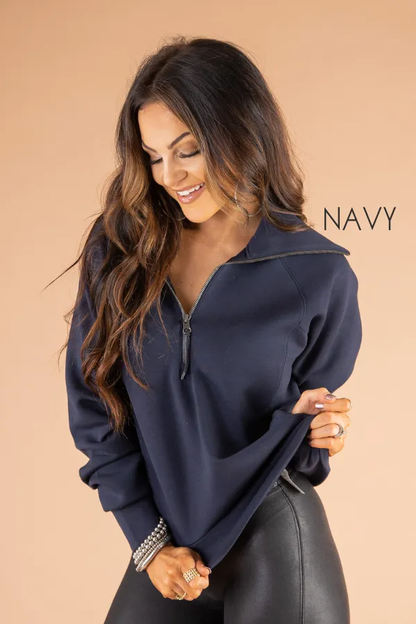 AirEssentials Half Zip Pullover | Spanx | RESTOCK