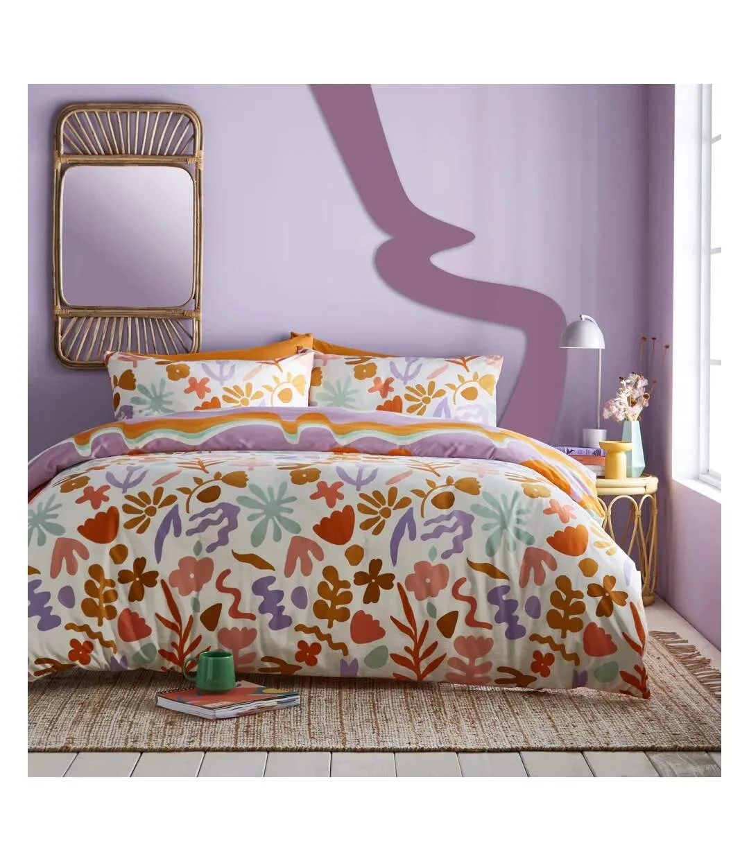 Amelie floral duvet cover set multicoloured Furn