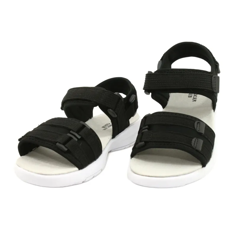 American Club Sport Sandals Leather Insert American RL45 / 21 black