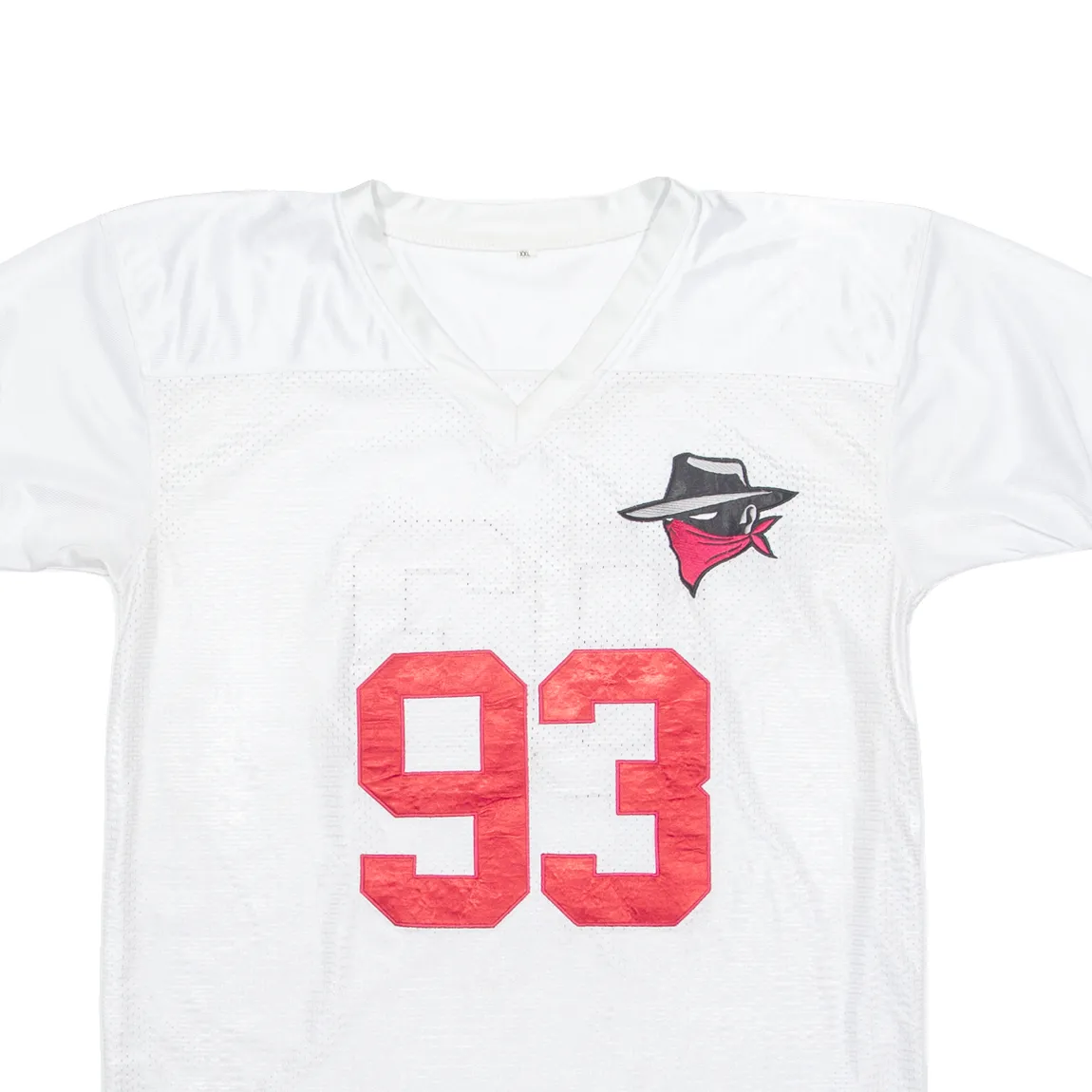 American Football Mens Jersey White USA V-Neck 2XL