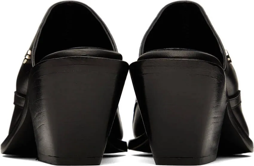 ANINE BING Tania 65mm leather mules Black
