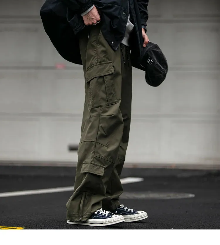 Ankle Zipper Style Cargo Pants