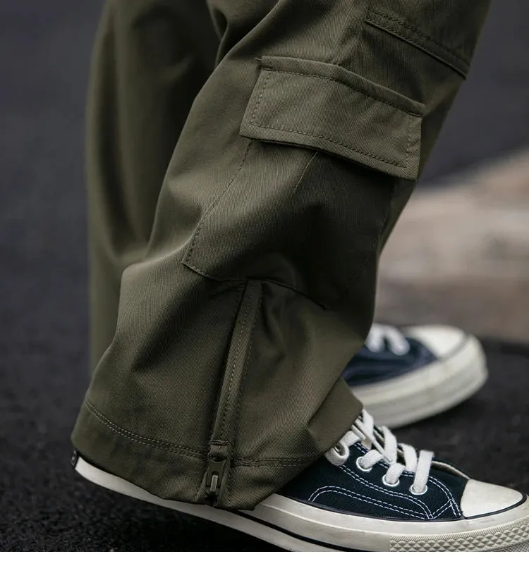 Ankle Zipper Style Cargo Pants