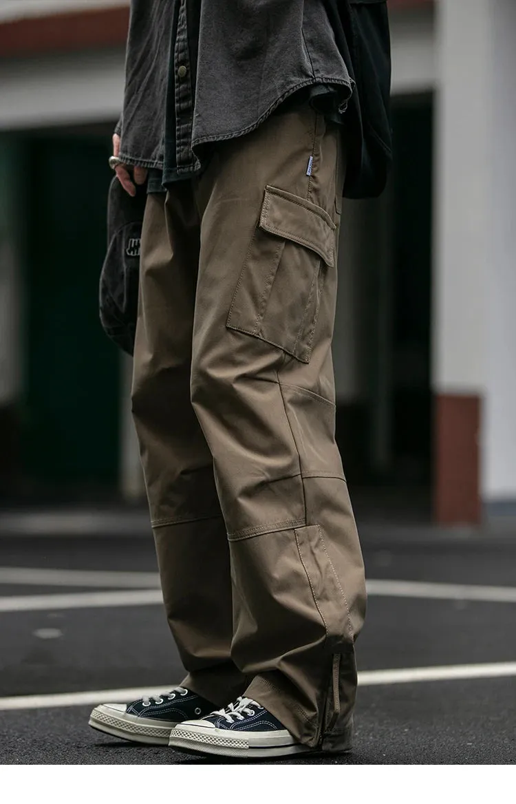 Ankle Zipper Style Cargo Pants