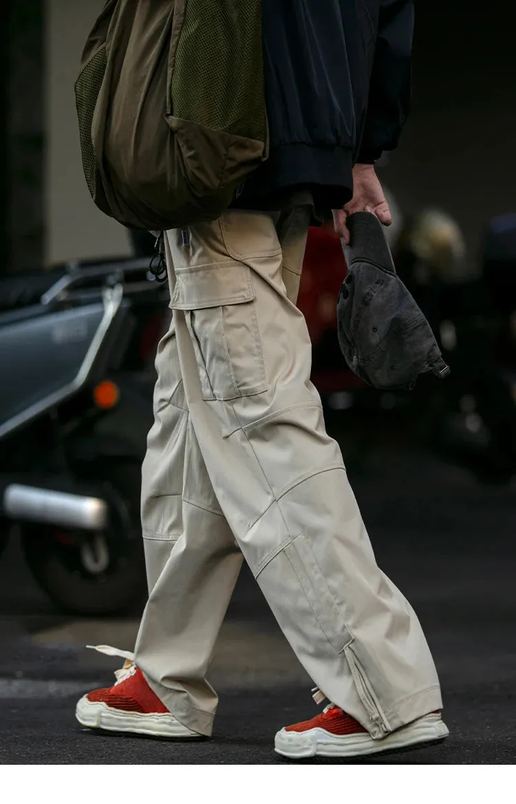 Ankle Zipper Style Cargo Pants