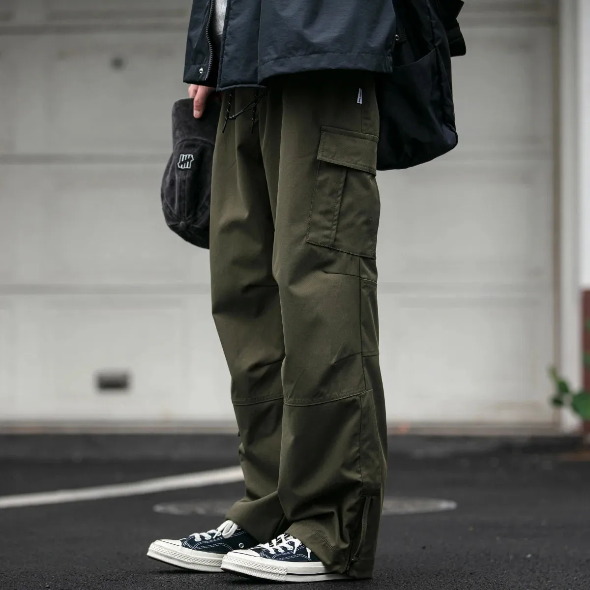 Ankle Zipper Style Cargo Pants