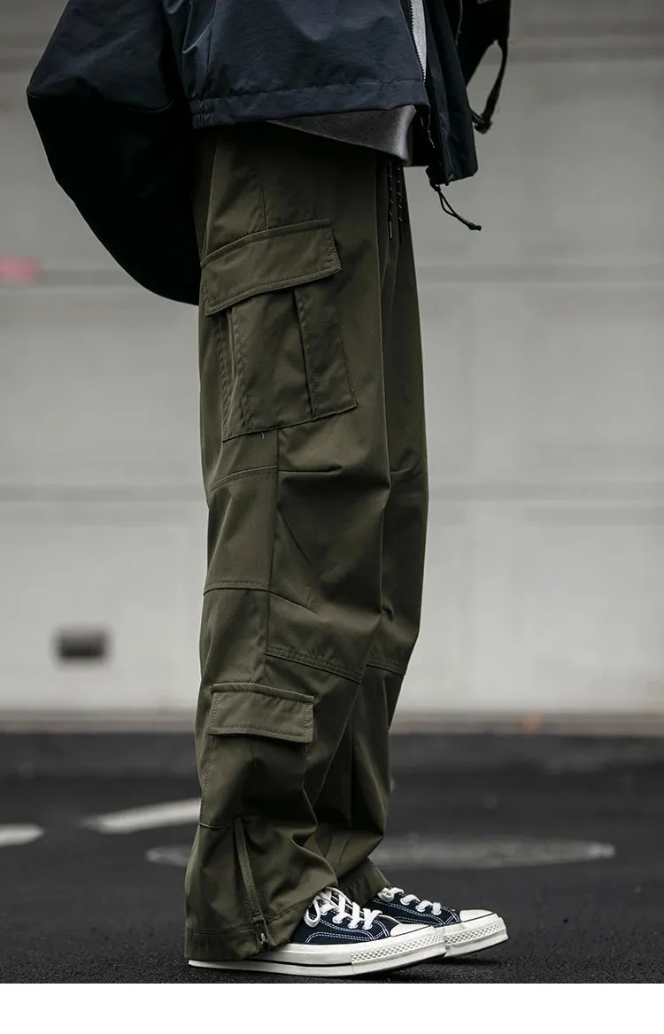 Ankle Zipper Style Cargo Pants