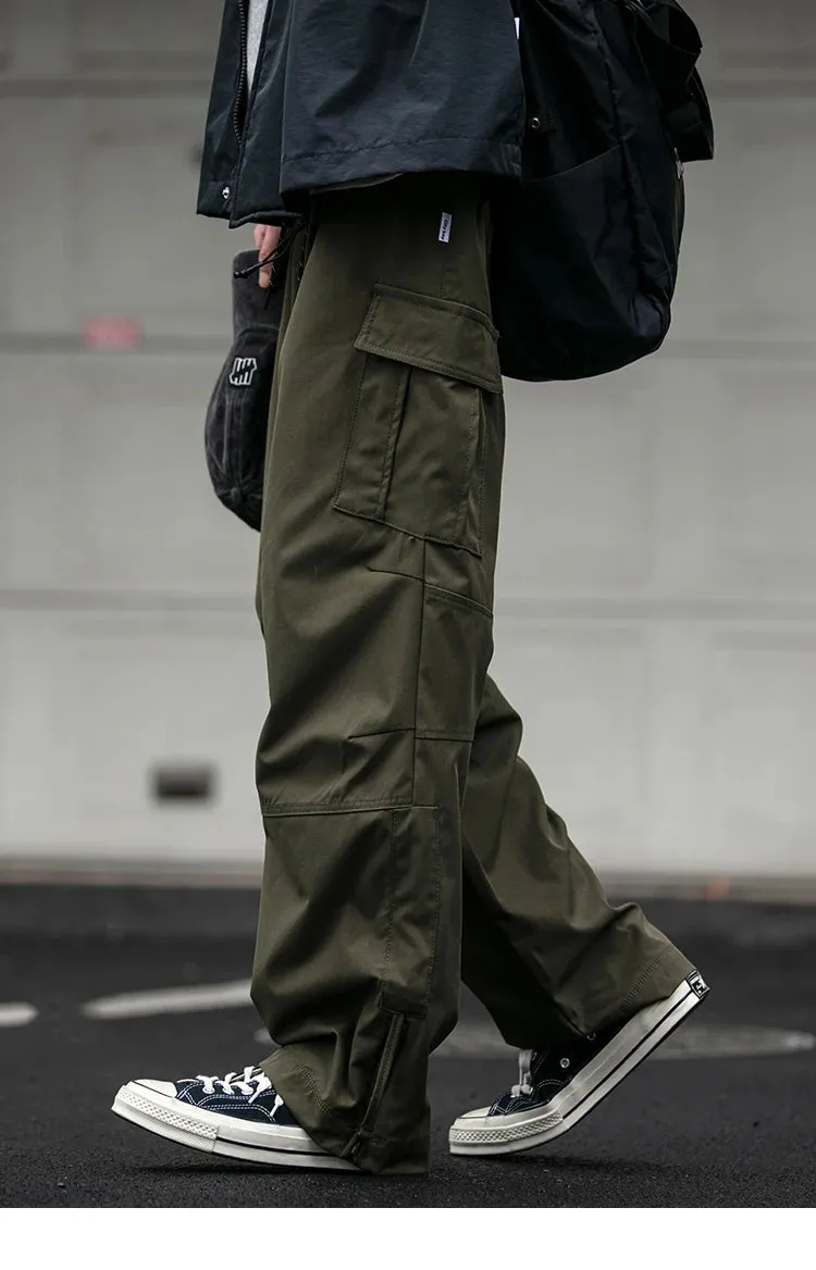 Ankle Zipper Style Cargo Pants