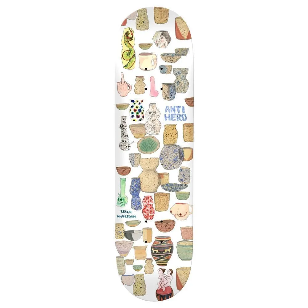 Anti Hero Pro Skateboard Deck B.A. Out Of Step Multi 8.8