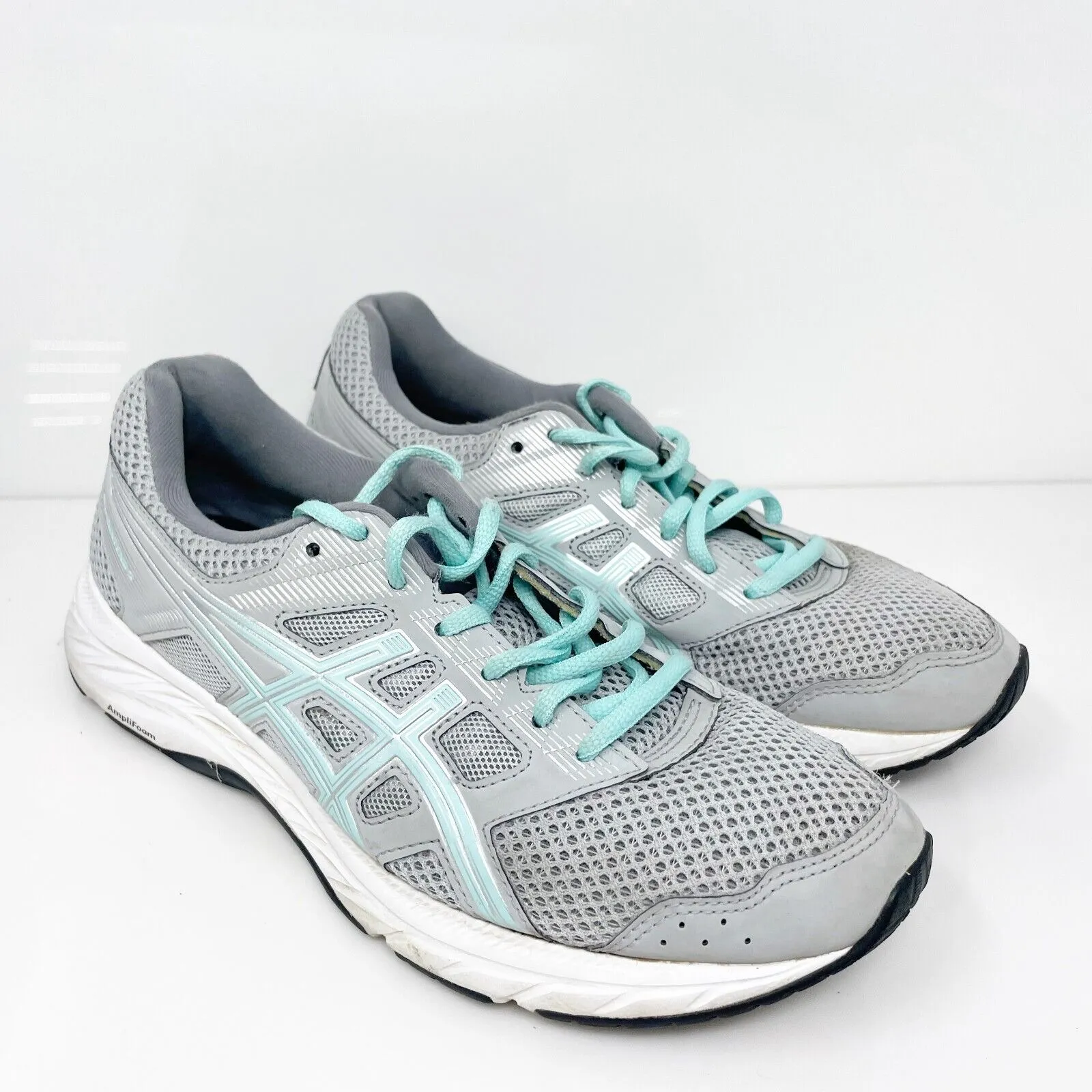 Asics Womens Gel Contend 5 1012A234 Gray Running Shoes Sneakers Size 8