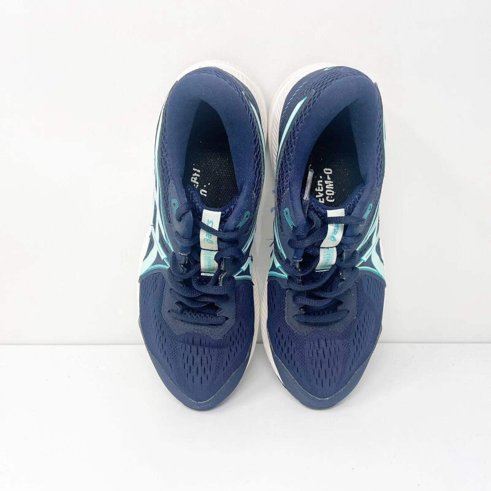 Asics Womens Gel Contend 7 1012A911 Blue Running Shoes Sneakers Size 8