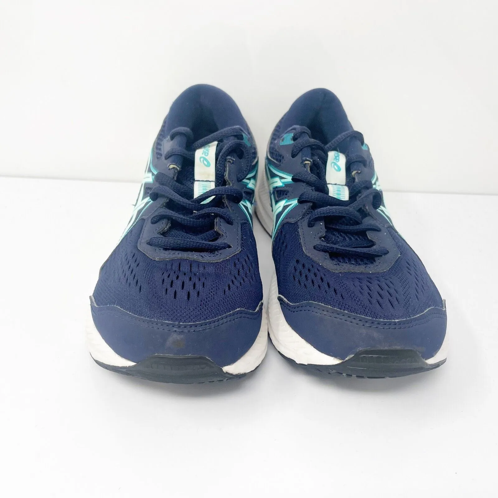 Asics Womens Gel Contend 7 1012A911 Blue Running Shoes Sneakers Size 8