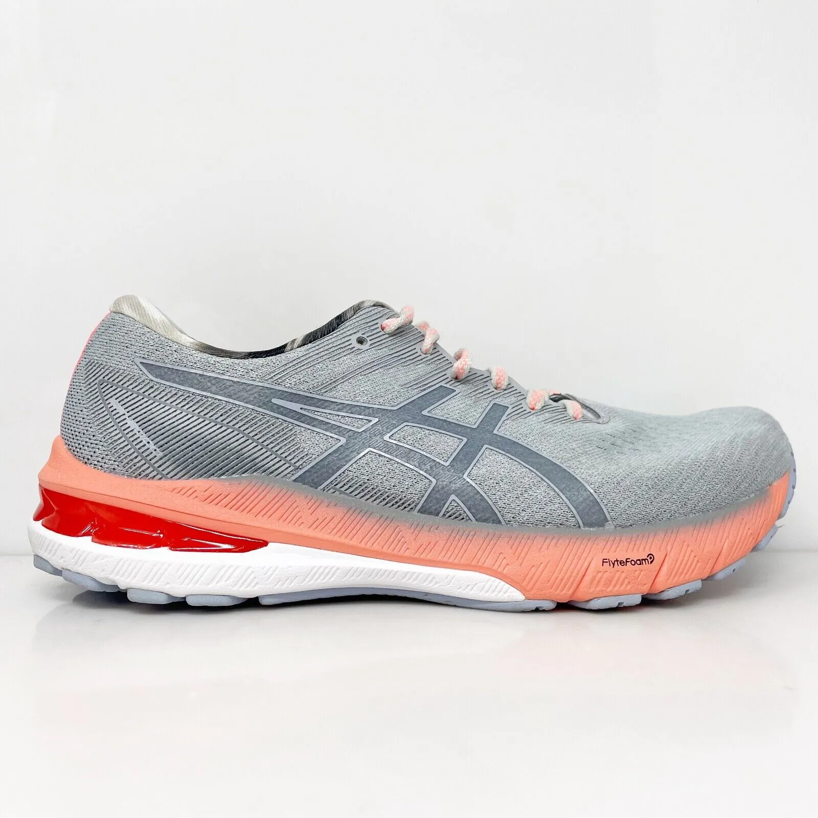 Asics Womens GT 2000 10 1012B264 Gray Running Shoes Sneakers Size 8.5