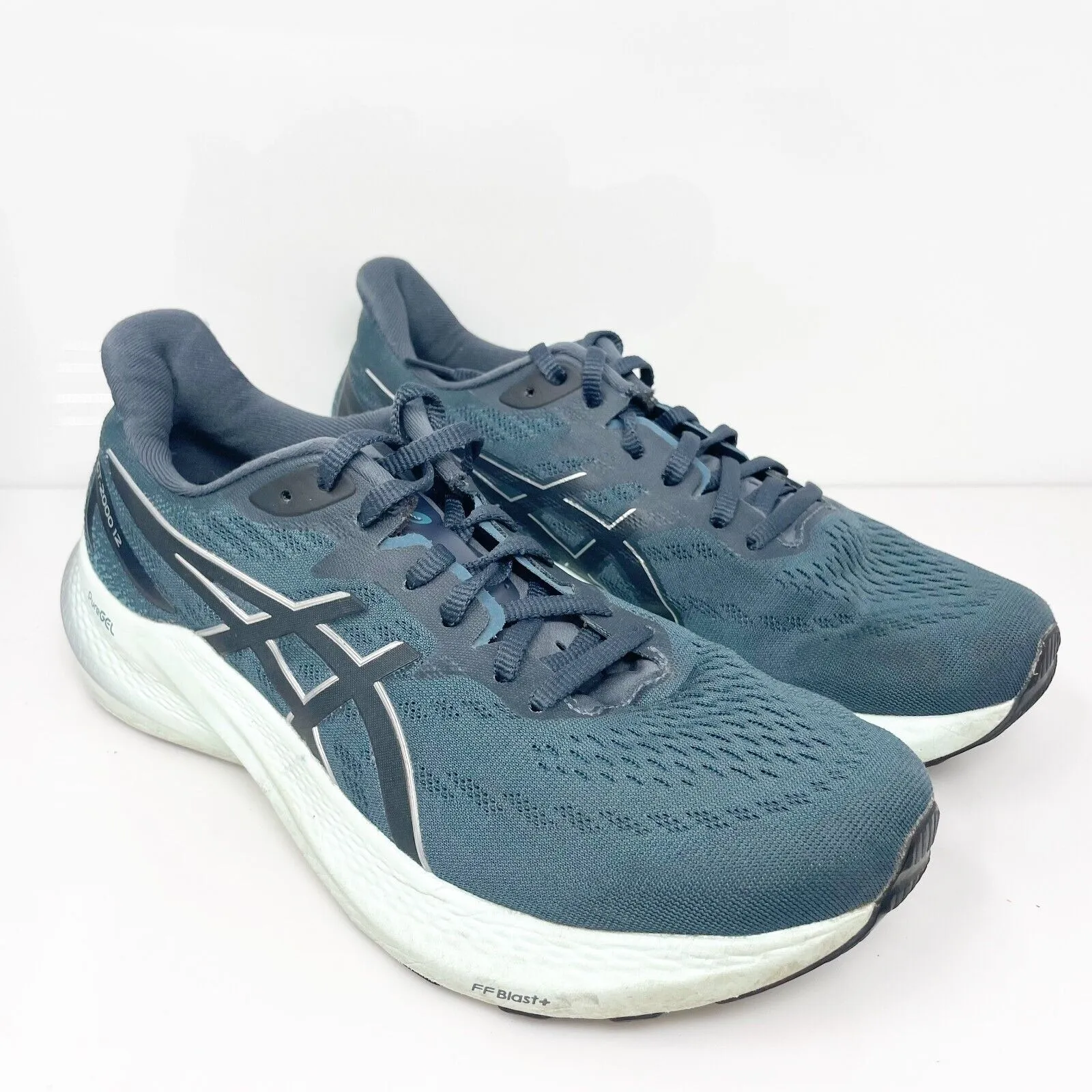 Asics Womens GT 2000 12 1012B506 Blue Running Shoes Sneakers Size 9