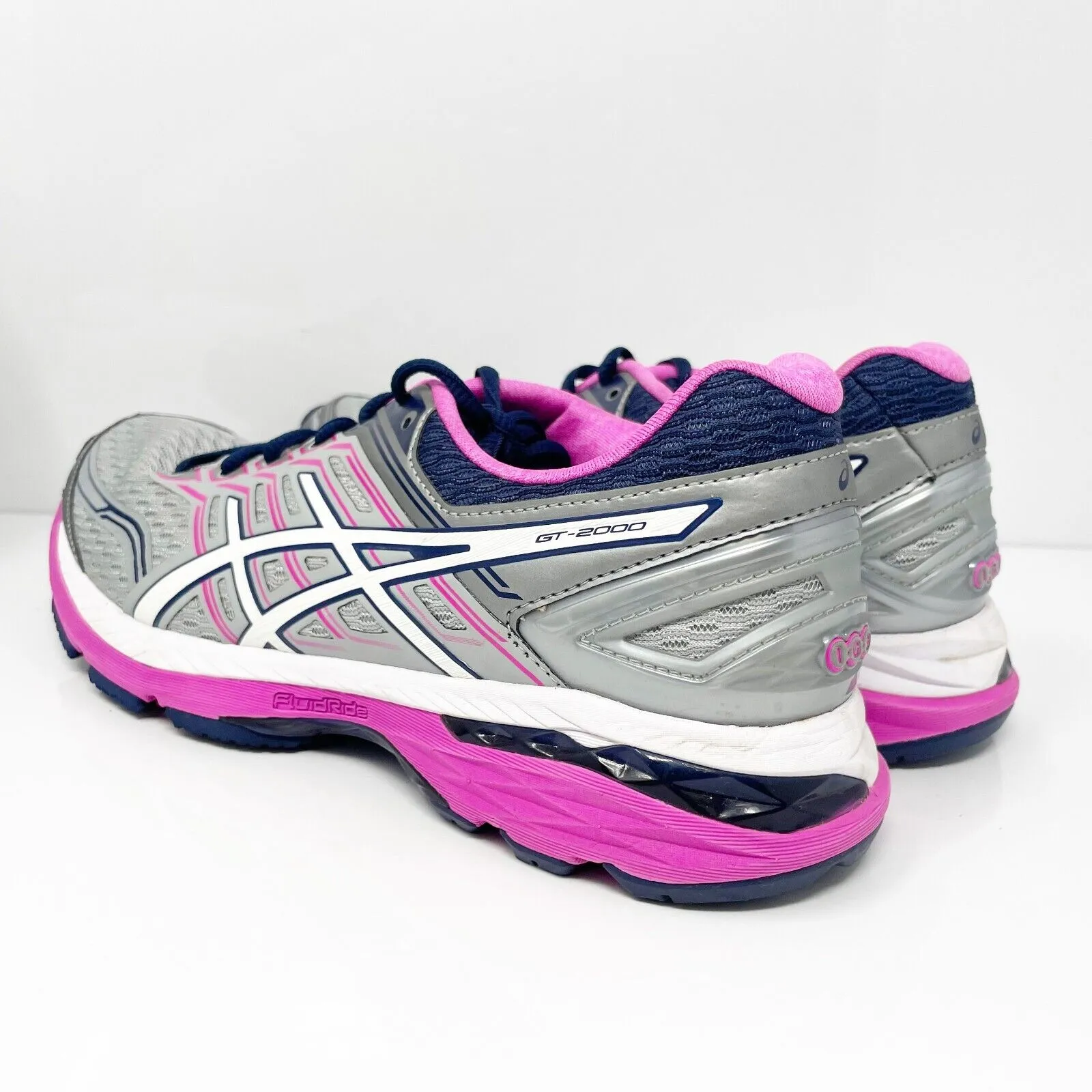 Asics Womens GT 2000 5 T760N Gray Running Shoes Sneakers Size 8.5 2A