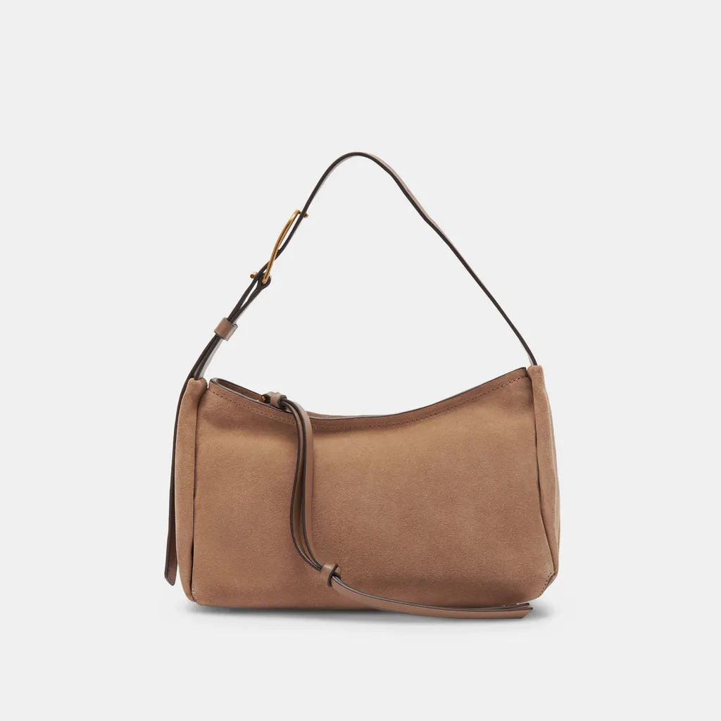 AUDRI SHOULDER BAG CHANTERELLE SUEDE– Dolce Vita 6940976382018