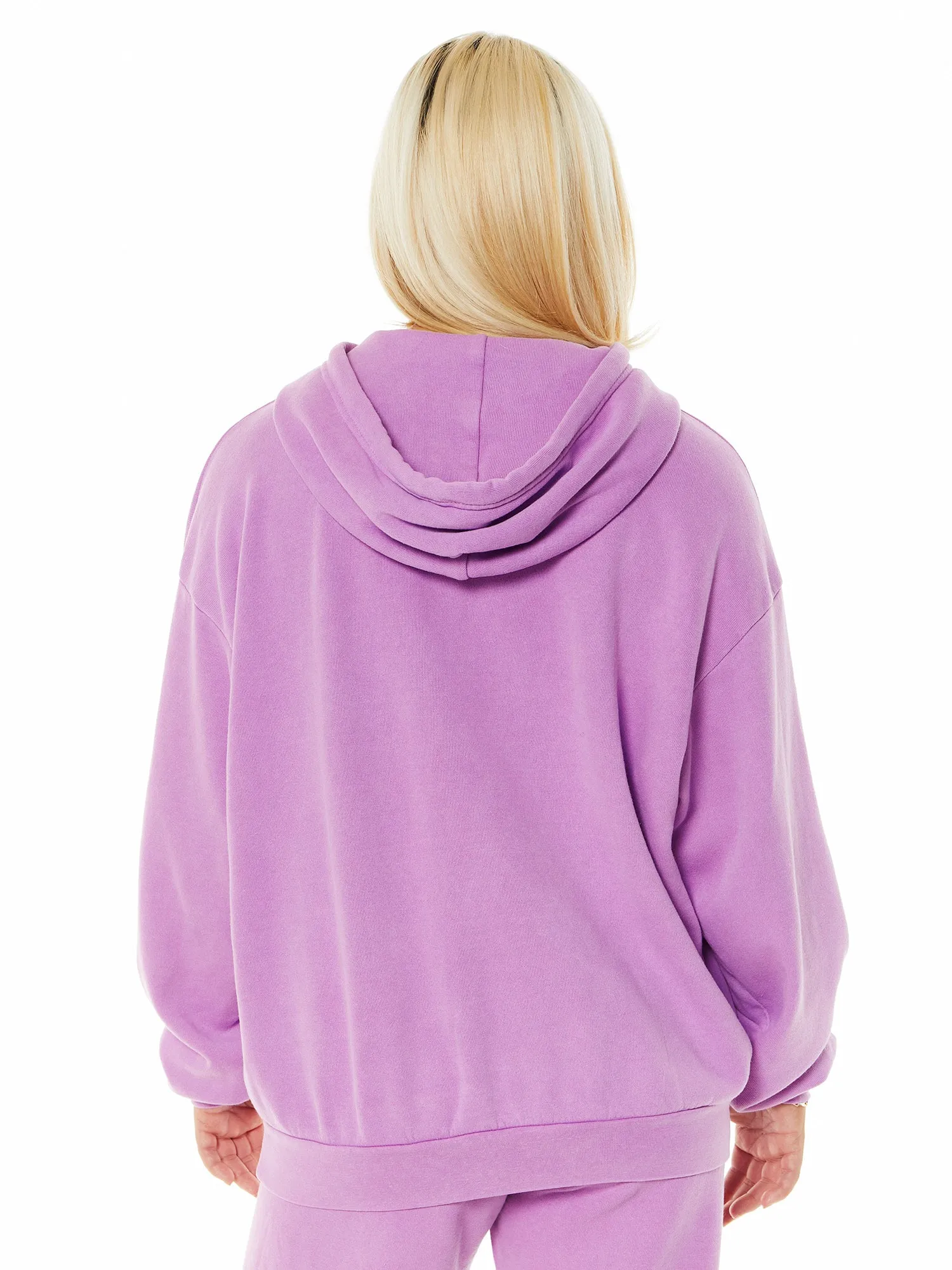 Aviator Nation | Logo Pullover Relaxed Hoodie | Purple