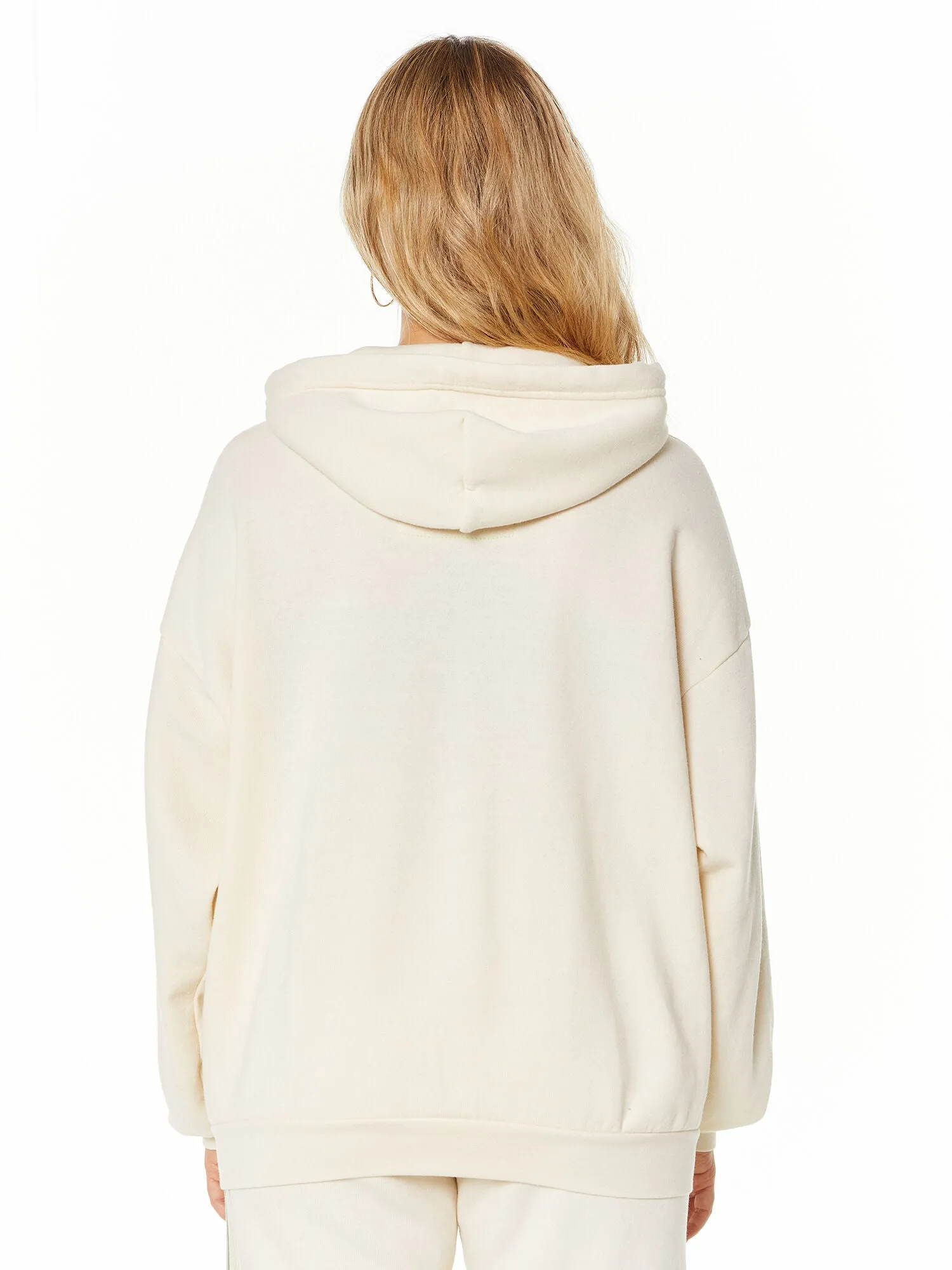 Aviator Nation | Pray For Snow Relaxed Pullover Hoodie | Vintage White