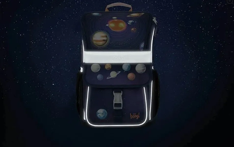 backpack Baagl Zippy - Planety - boy´s