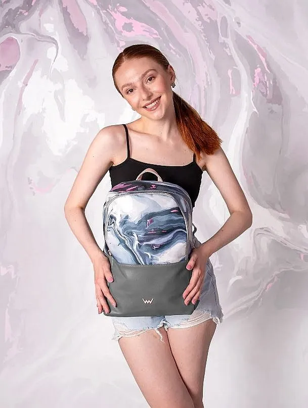 backpack Vuch Zane Marble - Grey - women´s