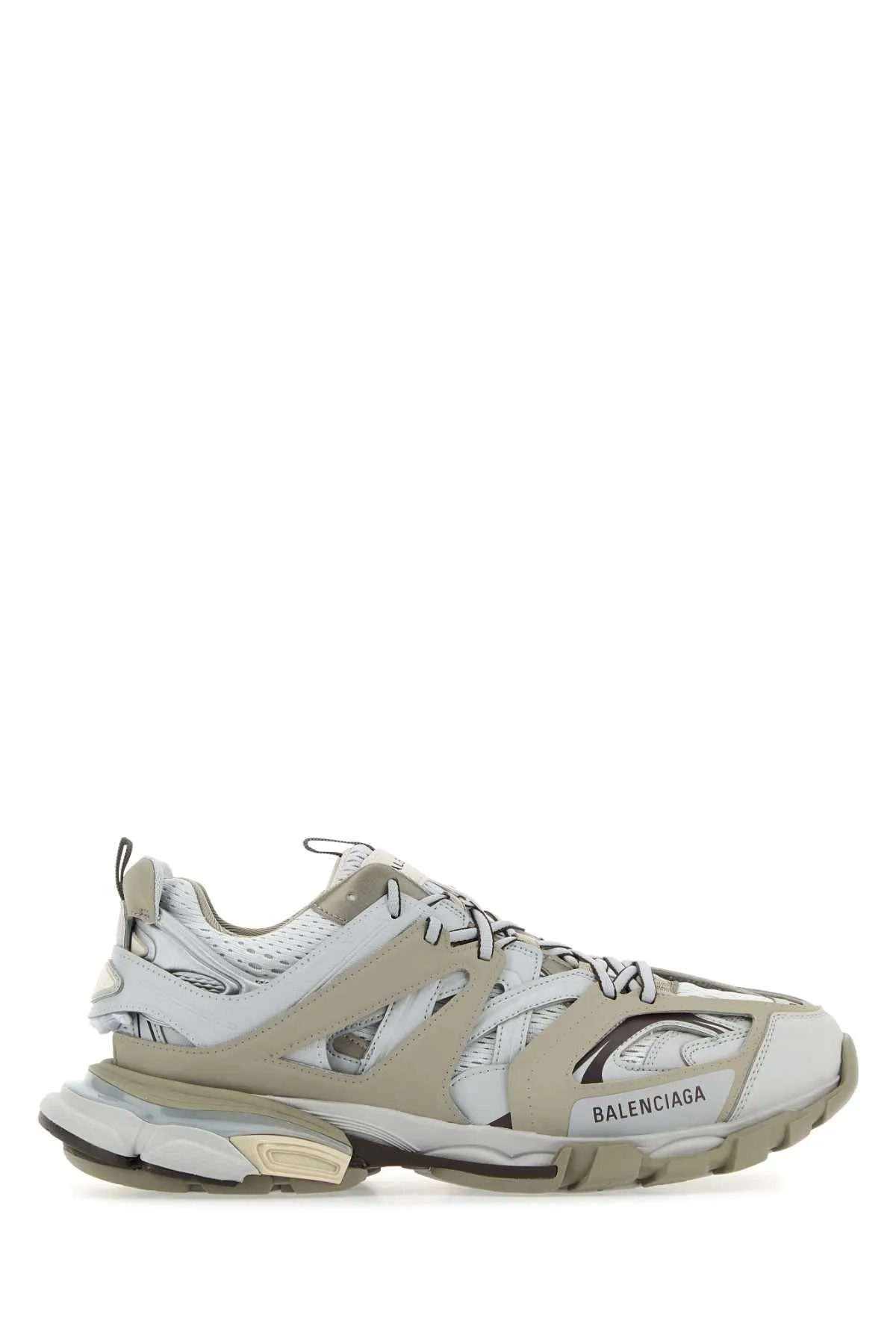 Balenciaga Multicolor Mesh And Rubber Track Sneakers