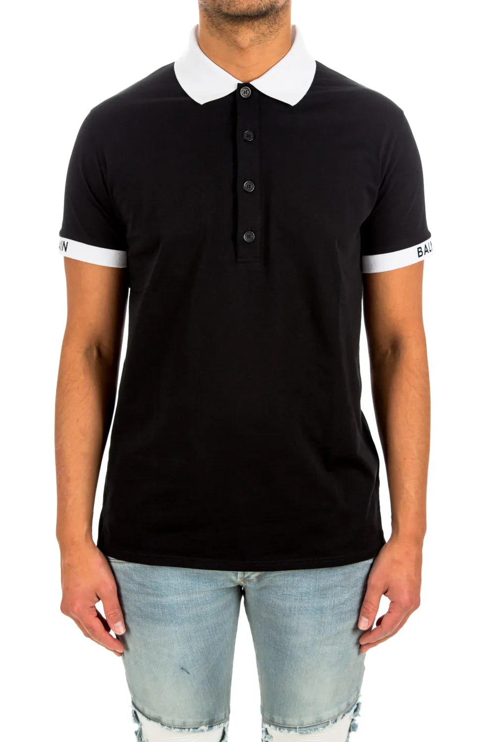 Balmain Polo Shirt W/ Balmain | Credomen