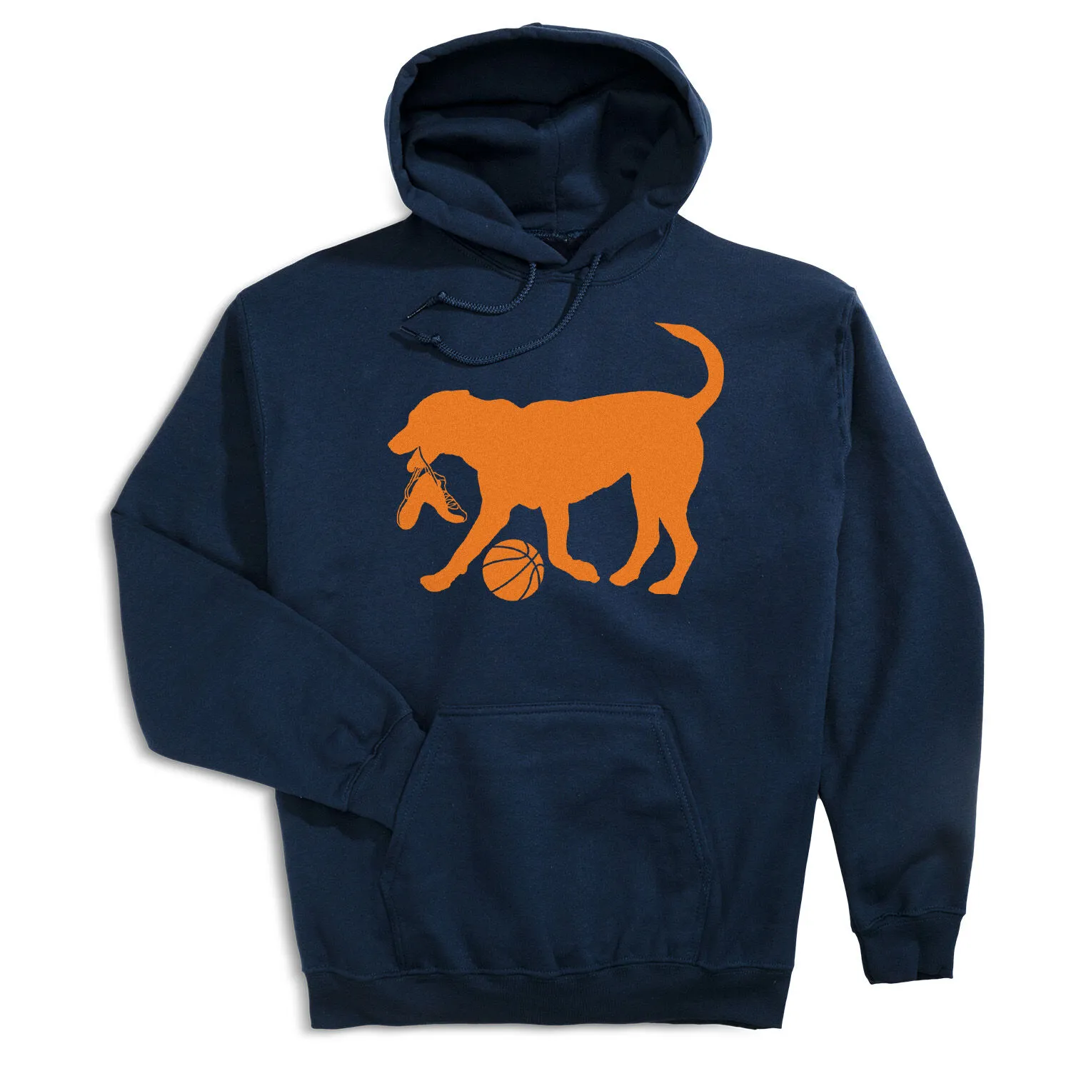 Basketball Hooded Sweatshirt - Basketball Dog 