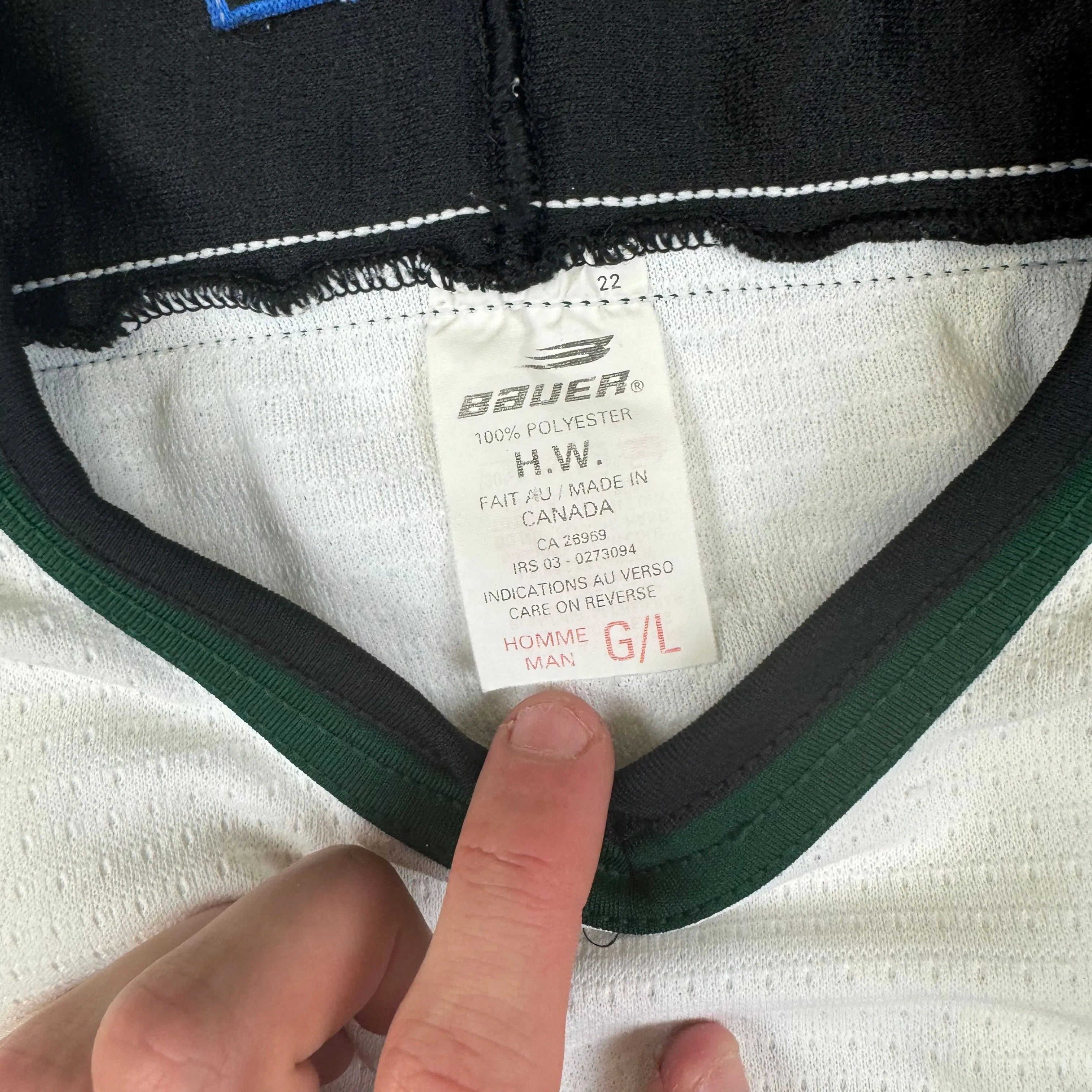 Bauer Kitchener Stars Minor Hockey League Hockey Jersey Green  White Black