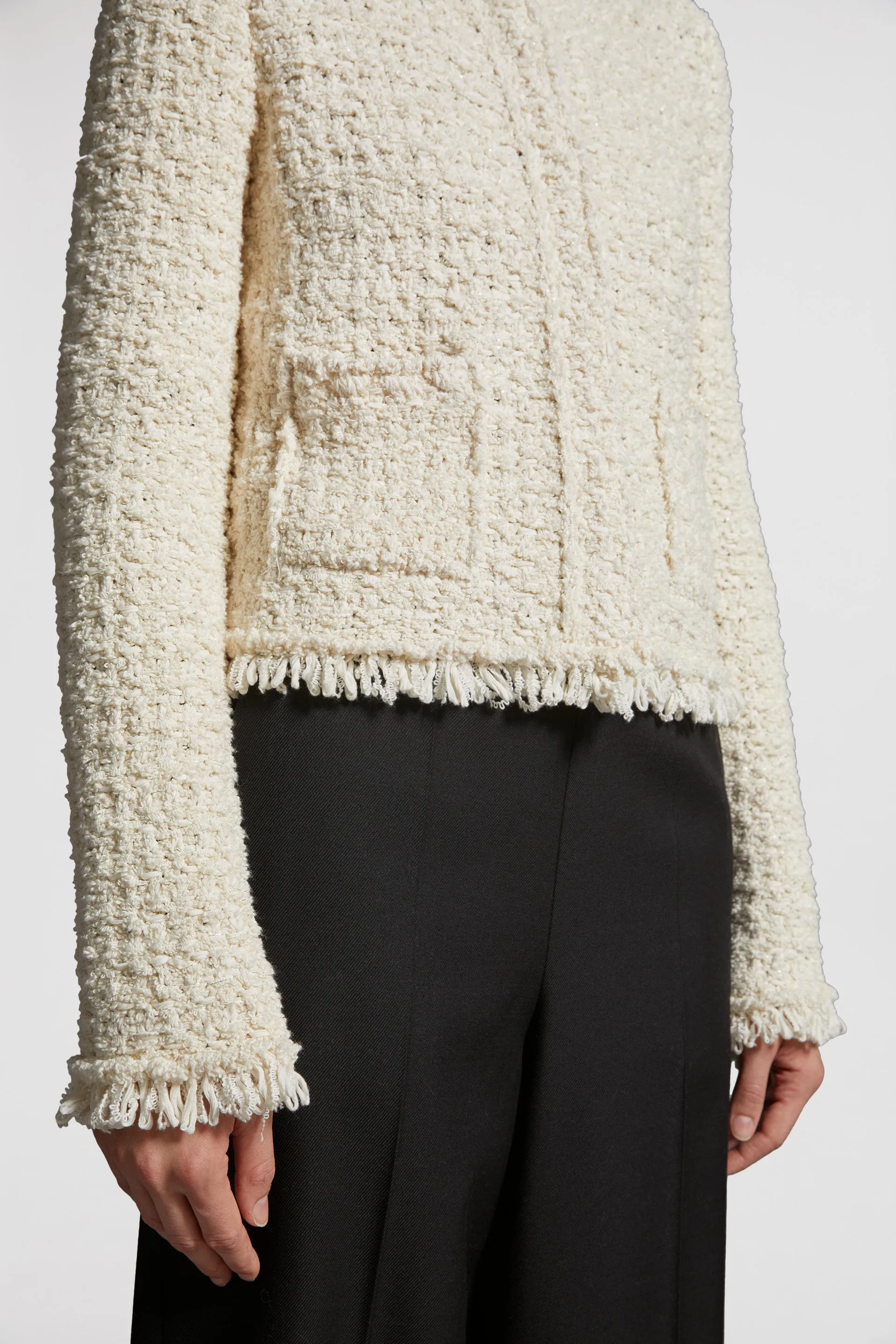 Beige Knit Cardigan