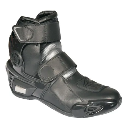 Biker Leather Boots amazing Jet dark Adventure Ge4r