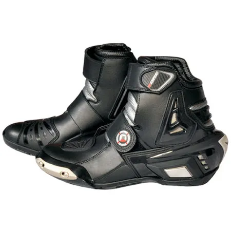 Biker Leather Boots amazing Jet dark Adventure Ge4r