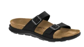 Birkenstock Sierra CT black Birko Flor nubuck Outdoor Crosstown Sandals